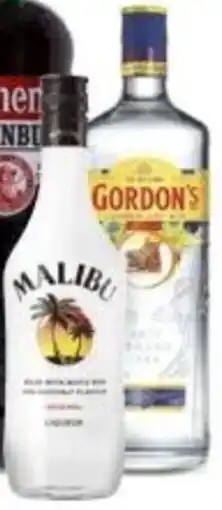 Hoogvliet Gordon's dry gin of malibu aanbieding
