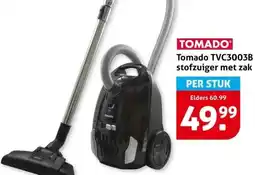 Hoogvliet TOMADO Tomado TVC3003B stofzuiger met zak aanbieding