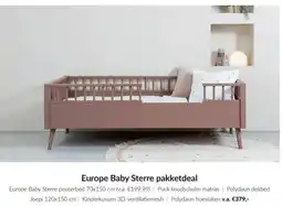 Babypark Europe Baby Sterre pakketdeal aanbieding