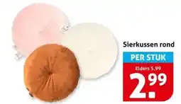 Hoogvliet Sierkussen rond aanbieding