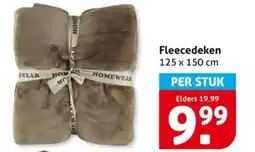 Hoogvliet Fleecedeken aanbieding