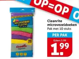 Hoogvliet Cleanrite microvezeldoeken aanbieding