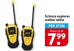 Hoogvliet Science explorer walkie talkie aanbieding