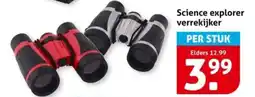 Hoogvliet Science explorer verrekijker aanbieding