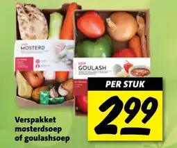 Nettorama Verspakket mosterdsoep of goulashsoep aanbieding