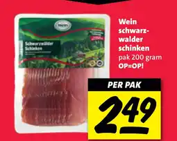 Nettorama Wein schwarz walder schinken aanbieding