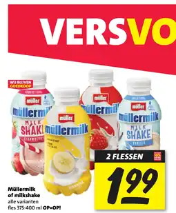 Nettorama Müllermilk of milkshake aanbieding