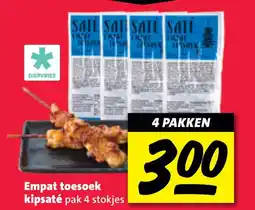 Nettorama Empat toesoek kipsaté aanbieding