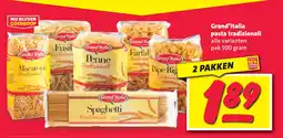 Nettorama Grand'italia pasta tradizionali aanbieding