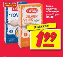 Nettorama Lassie zilvervlies of toverrijst aanbieding