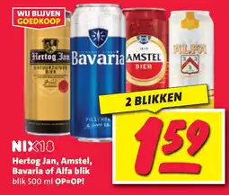 Nettorama Hertog jan, amstel, bavaria of alfa blik aanbieding