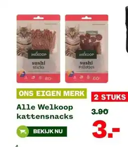 Welkoop Alle Welkoop kattensnacks aanbieding