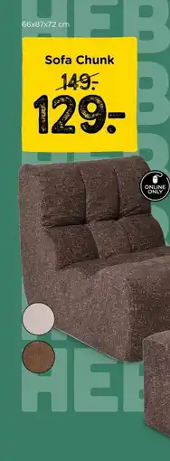 Xenos Sofa Chunk aanbieding