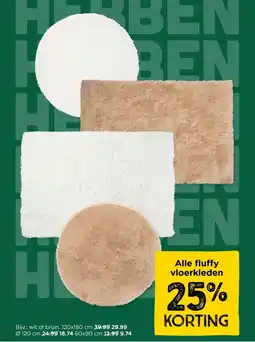 Xenos Alle fluffy vloerkleden aanbieding