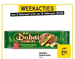 Xenos Koekjes Dubai style aanbieding