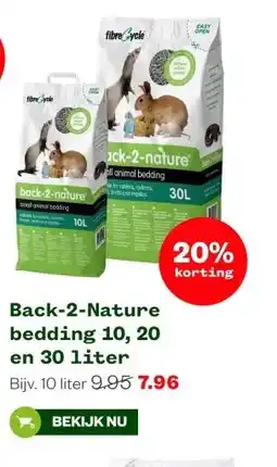 Welkoop Back-2-Nature bedding 10, 20 en 30 liter aanbieding