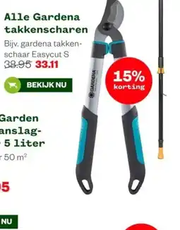 Welkoop Alle Gardena takkenscharen aanbieding