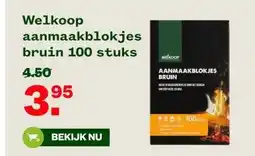 Welkoop Welkoop aanmaakblokjes bruin aanbieding