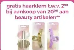 Trekpleister beauty artikelen aanbieding
