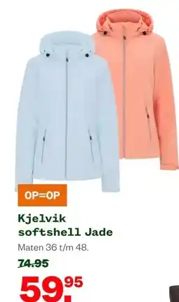 Welkoop Kjelvik softshell Jade aanbieding