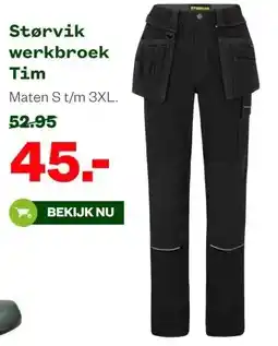 Welkoop Størvik werkbroek Tim aanbieding