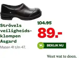 Welkoop Strövels veiligheids- klompen Asgard aanbieding