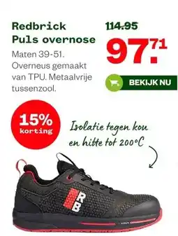 Welkoop Redbrick Puls overnose aanbieding