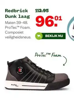 Welkoop Redbrick Dunk laag aanbieding
