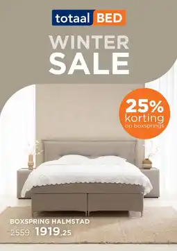 TotaalBED Boxspring Halmstad aanbieding
