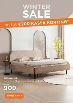 TotaalBED Bed Aalst | 140 x 200 cm | Adore 430, latte aanbieding