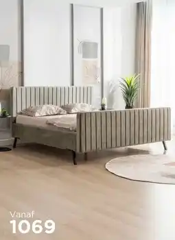 TotaalBED Bed Marke | 140 x 200 cm | Adore 626, tijm aanbieding