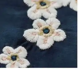 TotaalBED Dekbedovertrek Leia Night Blue 140 x 200/220 cm aanbieding