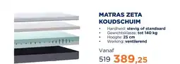TotaalBED Matras Zeta Koudschuim | 70 x 200 cm | Standaard aanbieding