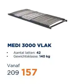 TotaalBED Lattenbodem Medi 3000 vlak aanbieding