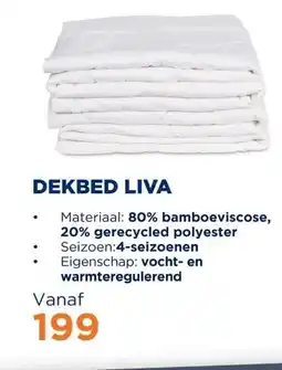 TotaalBED Dekbed Liva bamboe | 4-seizoenen aanbieding