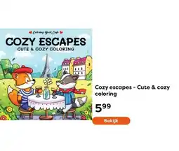The Read Shop Cozy escapes - Cute & cozy coloring aanbieding