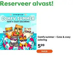 The Read Shop Comfy summer - Cute & cozy coloring aanbieding