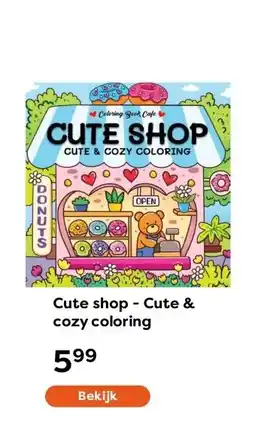 The Read Shop Cute shop - Cute & cozy coloring aanbieding