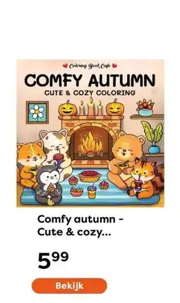 The Read Shop Comfy autumn - Cute & cozy coloring aanbieding