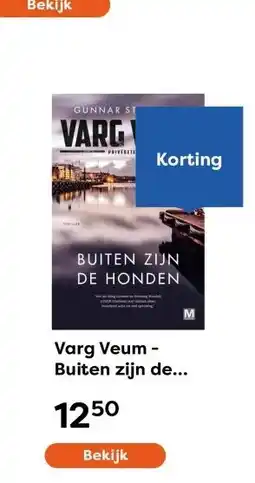 The Read Shop Varg Veum - Buiten zijn de honden aanbieding