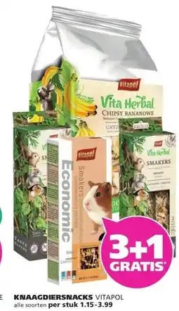 Ranzijn KNAAGDIERSNACKS VITAPOL aanbieding