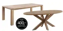 Pronto wonen Eettafel Valvola aanbieding