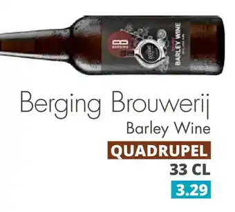 Mitra Berging Brouwerij 33CL aanbieding