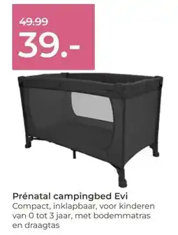Prenatal Prénatal campingbed Evi aanbieding