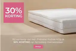 Prenatal Bij aankoop van een Prénatal matras aanbieding