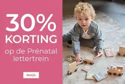 Prenatal op de Prénatal lettertrein aanbieding