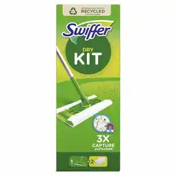 Plein.nl 2e halve prijs: Swiffer Starterskit met 1 Handvat + aanbieding