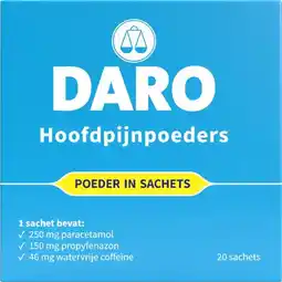 Plein.nl Daro Hoofdpijnpoeders 20 stuks aanbieding