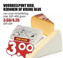 MCD Supermarkt VOORDEELPUNT BRIE, KERNHEM OF VIKING BLUE aanbieding