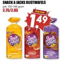MCD Supermarkt SNACK A JACKS RIJSTWAFELS aanbieding